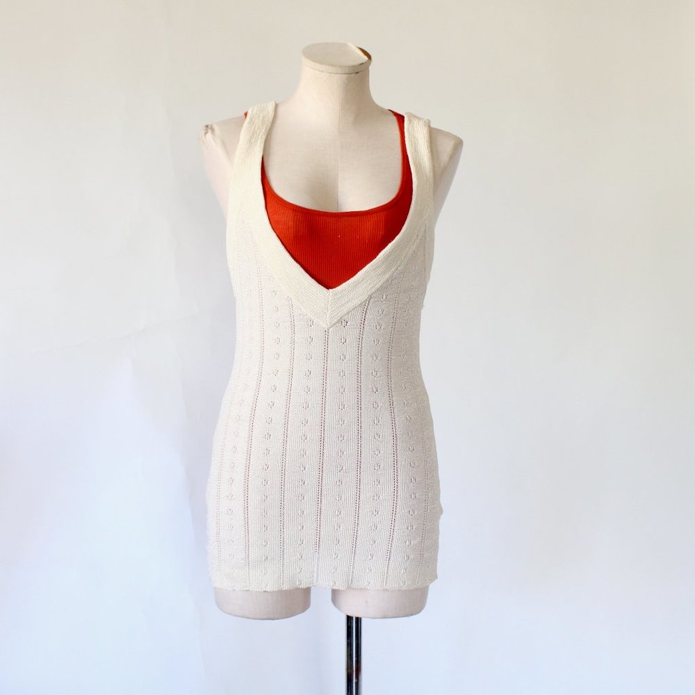 For Love & Lemons Micro Mini Knit Jumper Tunic